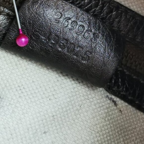 FLASH SALE!  Gucci Handbag Leather Bronze Gold Hardware GG 2Way Shoulder Bag - Picture 10 of 12